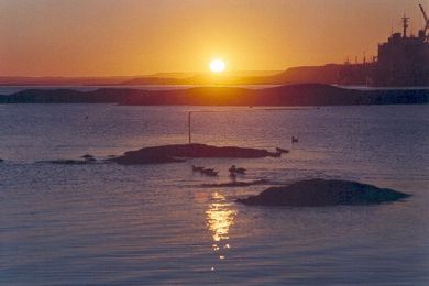 Atardecer en la Ría Deseado - Gentileza Municipalidad de Puerto Deseado